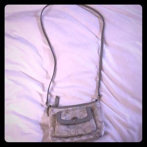 Coach signature small crossbody purse